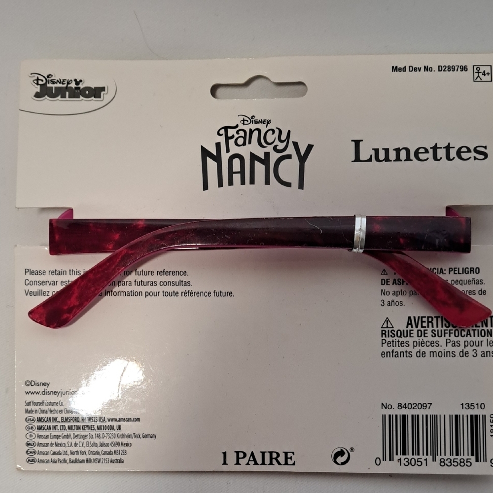Disney Fancy Nancy Heart Sunglasses - Red - Picture 7 of 11